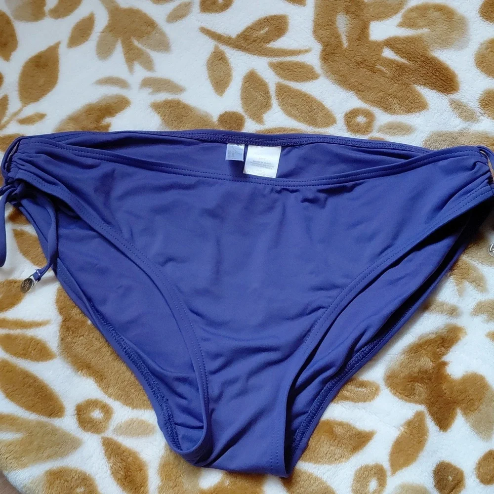 Women’s Purple Tie-Side Bikini Bottoms